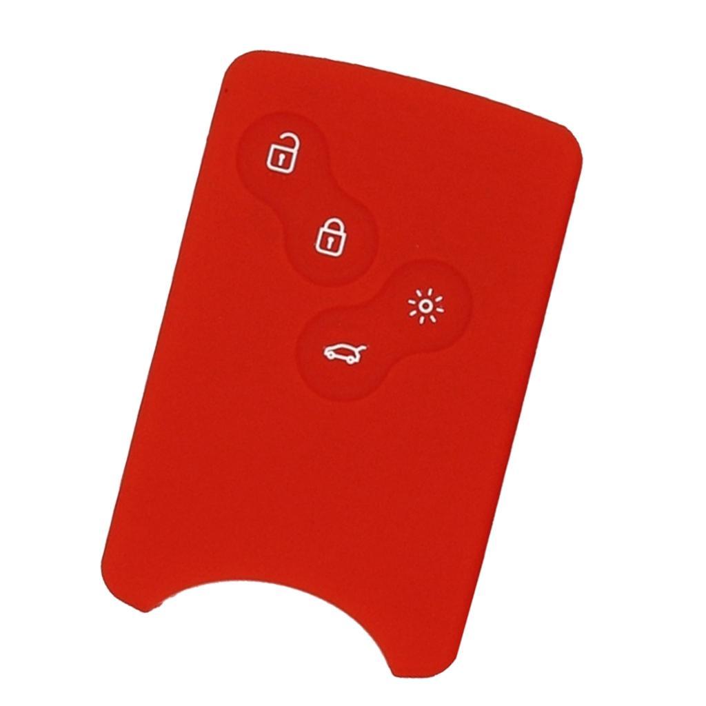 Key Fob 4 Buttons Silicone Protector Cover Case For