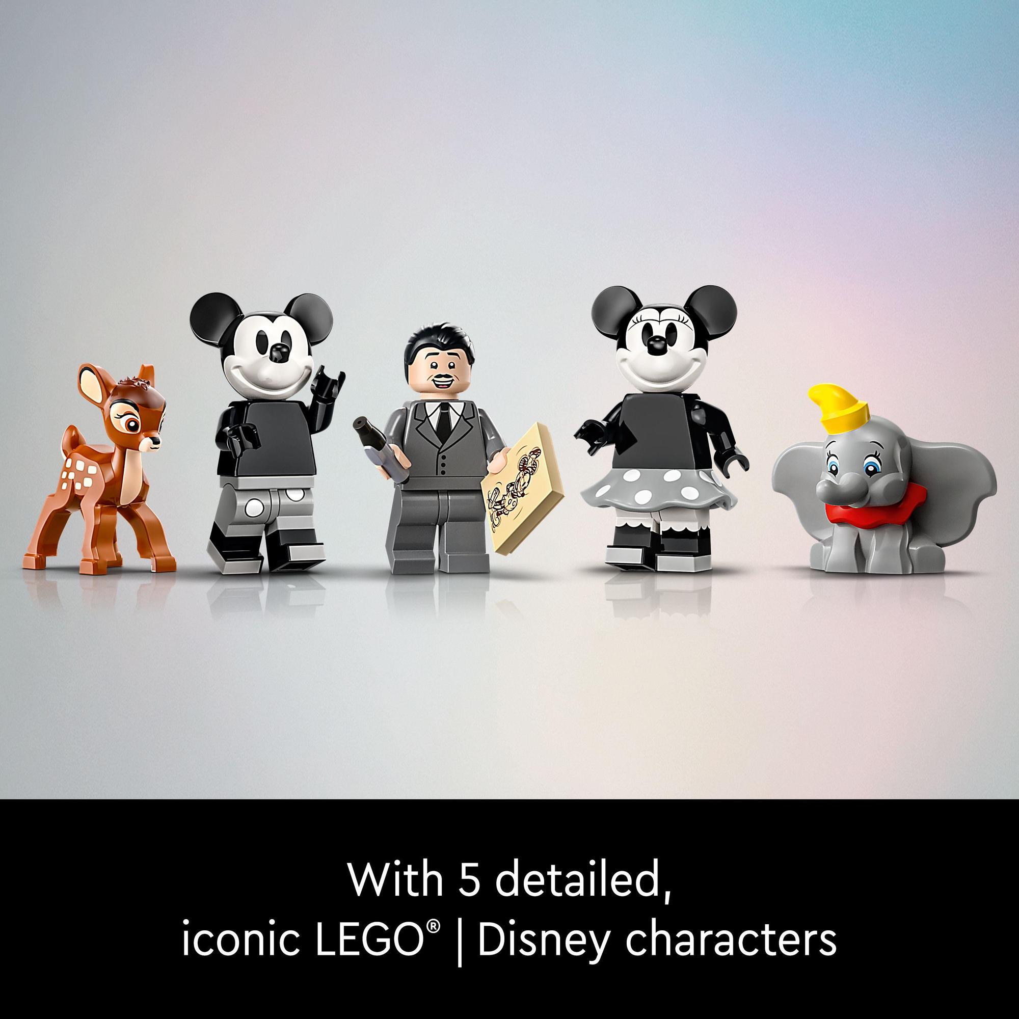 LEGO Disney 43230 Đồ chơi lắp ráp Mô hình máy quay phim cổ điển Walt Disney