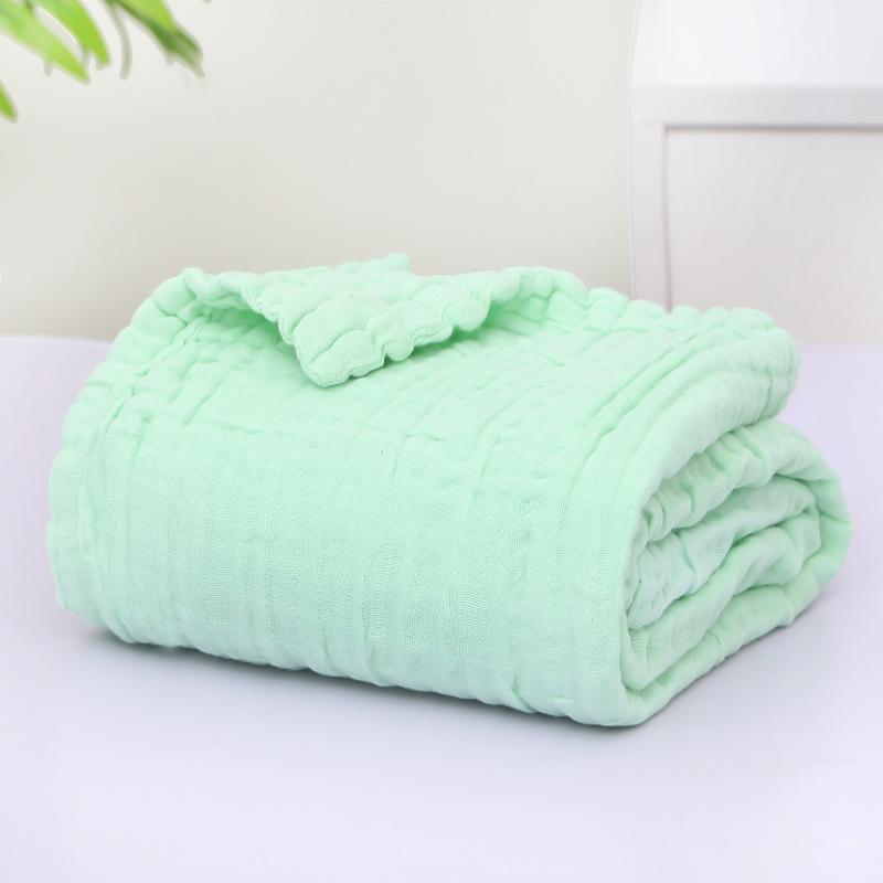 Bé Muslin Ô Vuông Bé Chăn Cotton Chăn Cho Bé Sơ Sinh Mùa Đông Trẻ Em Kẻ Sọc Trên Giường Muslin Tã Cho Bé Tắm bộ Chăn Ga