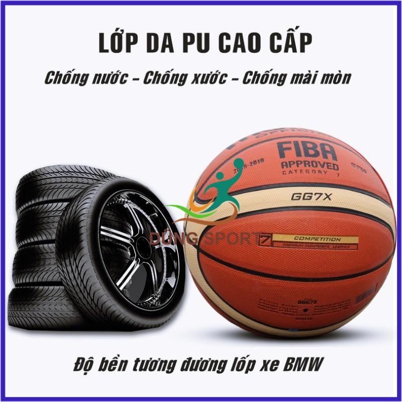 Bóng Rổ Molten FIBA GG7X size 7 Da PU Cao Cấp