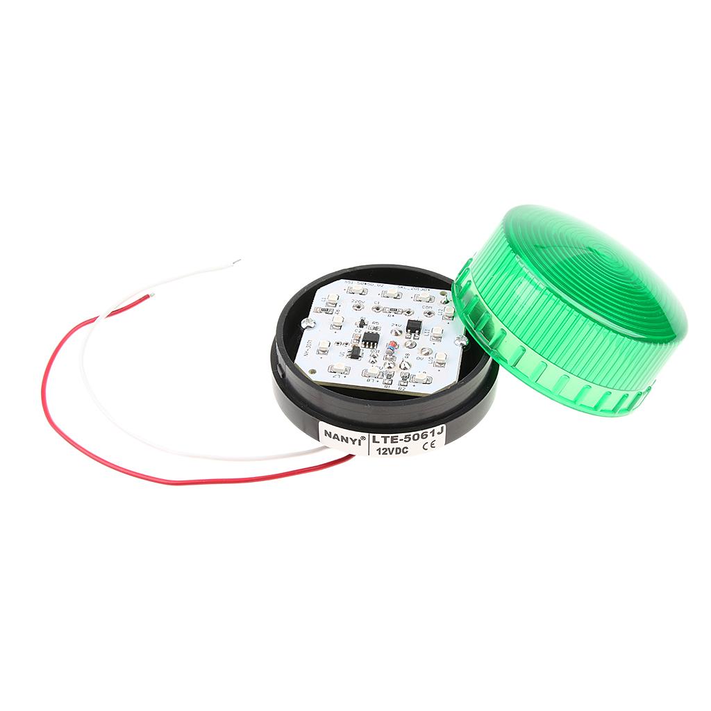 Emergency Warning LED Light Strobe Beacon Lamp Safety Alarm Green