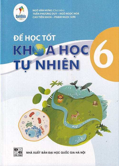 Sách - Để học tốt Khoa học tự nhiên 6 Cánh diều và 2 tập giấy kiểm tra kẻ ngang vỏ xanh