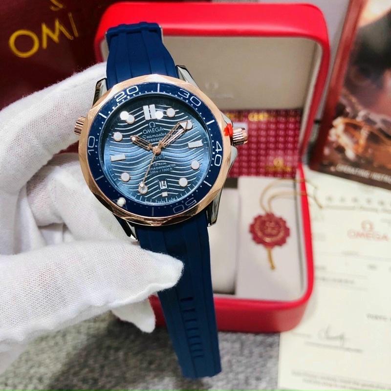 Đồng Hồ Nam Omega Dây Cao Su Cao Cấp