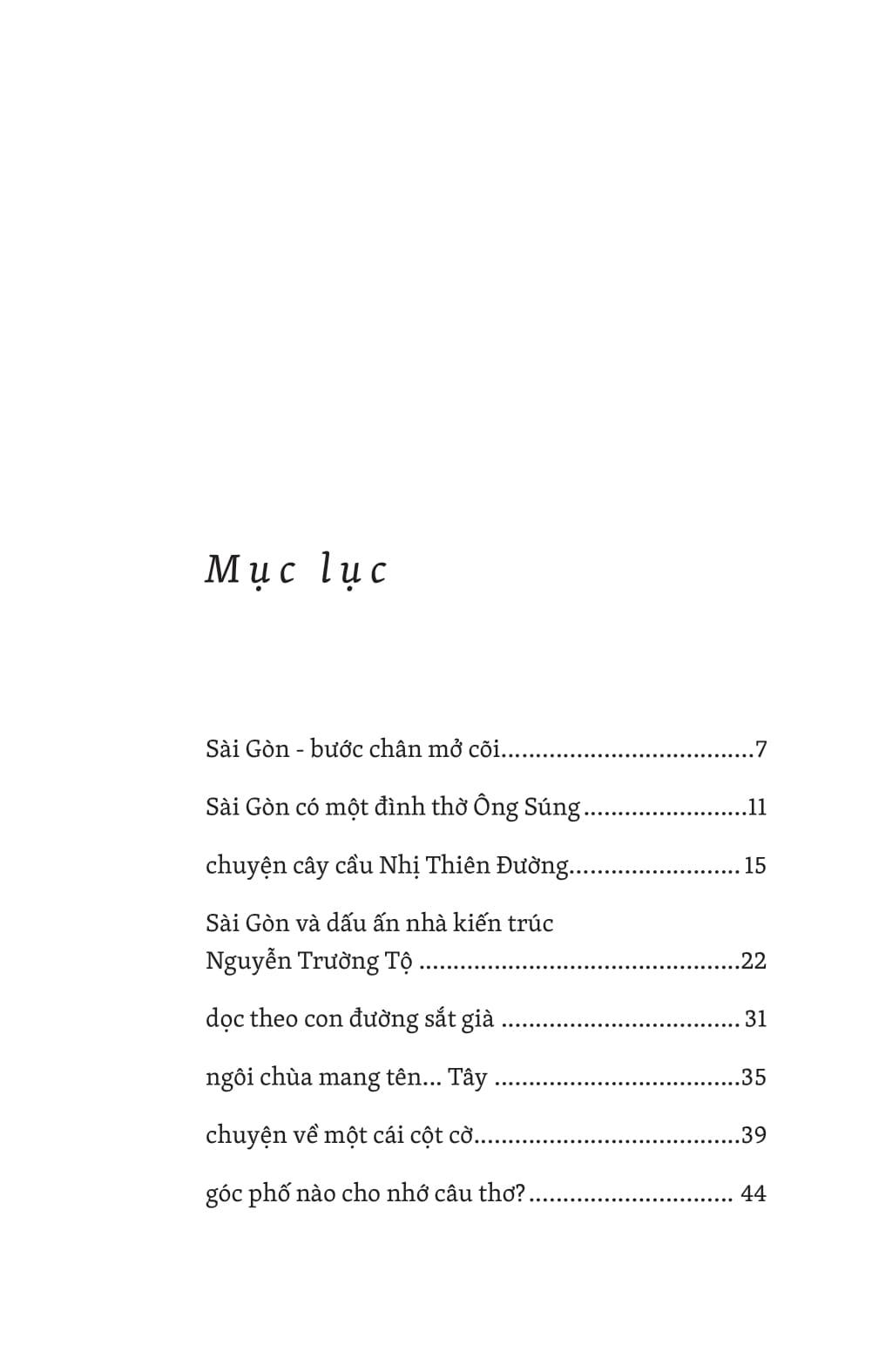 Sách - Sài Gòn - Đi Qua Ký Ức