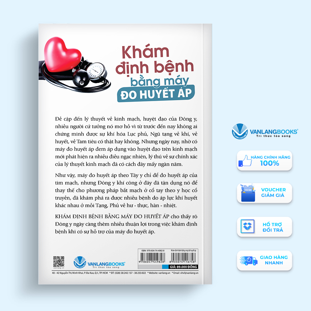 Khám Định Bệnh Bằng Máy Đo Huyết Áp - Vanlangbooks - Tái Bản