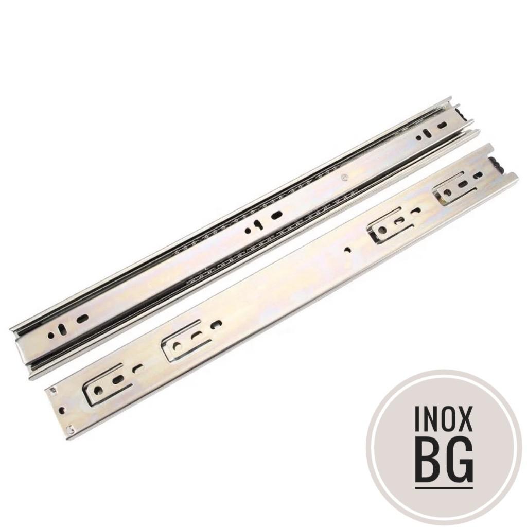 Bộ 2 Ray bi ngăn kéo tủ quần áo tủ bếp 3 tầng