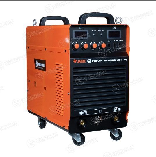 MÁY HÀN BÁN TỰ ĐỘNG MIG500 J8110 ( CHỨC NĂNG CO2/QUE, ĐẦU CẤP DÂY RỜI CÓ 20M CÁP 70MM, NGUỒN 380V,2T/4T) JASIC - HÀNG CHÍNH HÃNG
