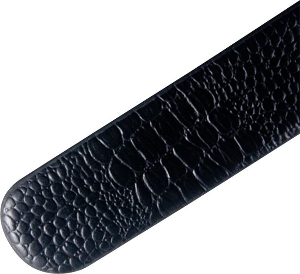 Thắt Lưng Nam Da Thật Vân Cá Sấu Huy Hoàng HT4114 (120 x 3.5 cm) - Đen