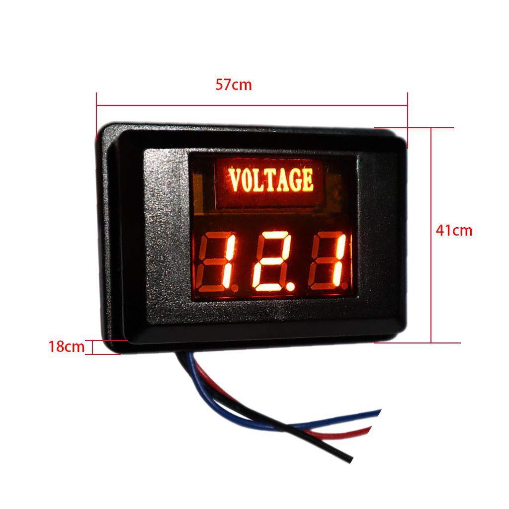 12V Voltage Tester Gauge for Car Motorbike High Performance