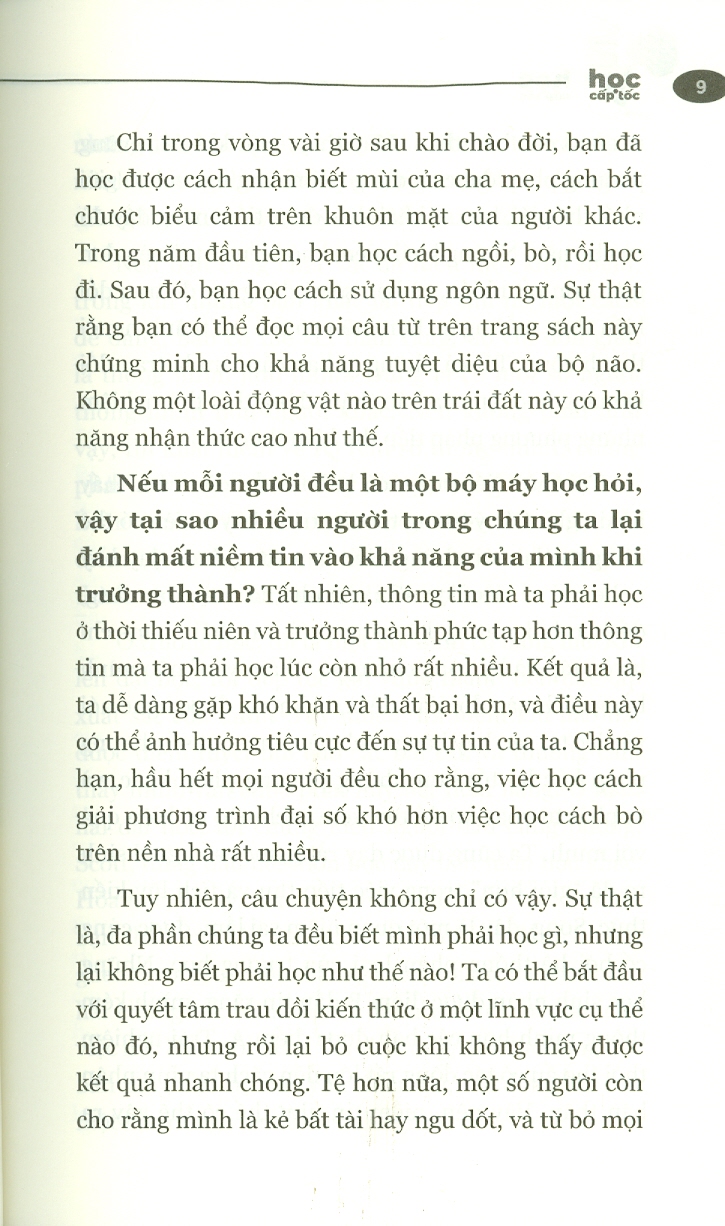 HỌC CẤP TỐC - Phương Pháp Học Nhanh - Nhớ Lâu Rèn Luyện Trí Nhớ Và Tư Duy Nhạy Bén