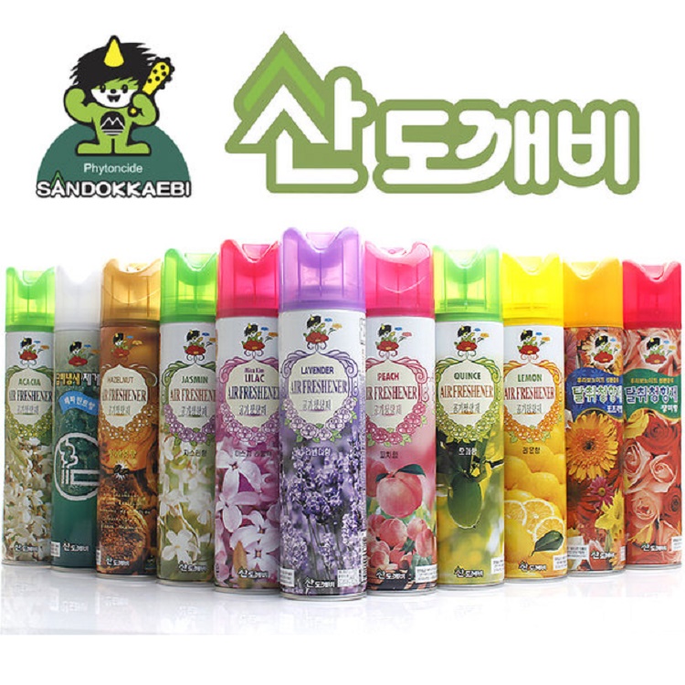 Combo 03 chai xịt phòng hương nước hoa Sandokkaebi Hàn Quốc 300ml