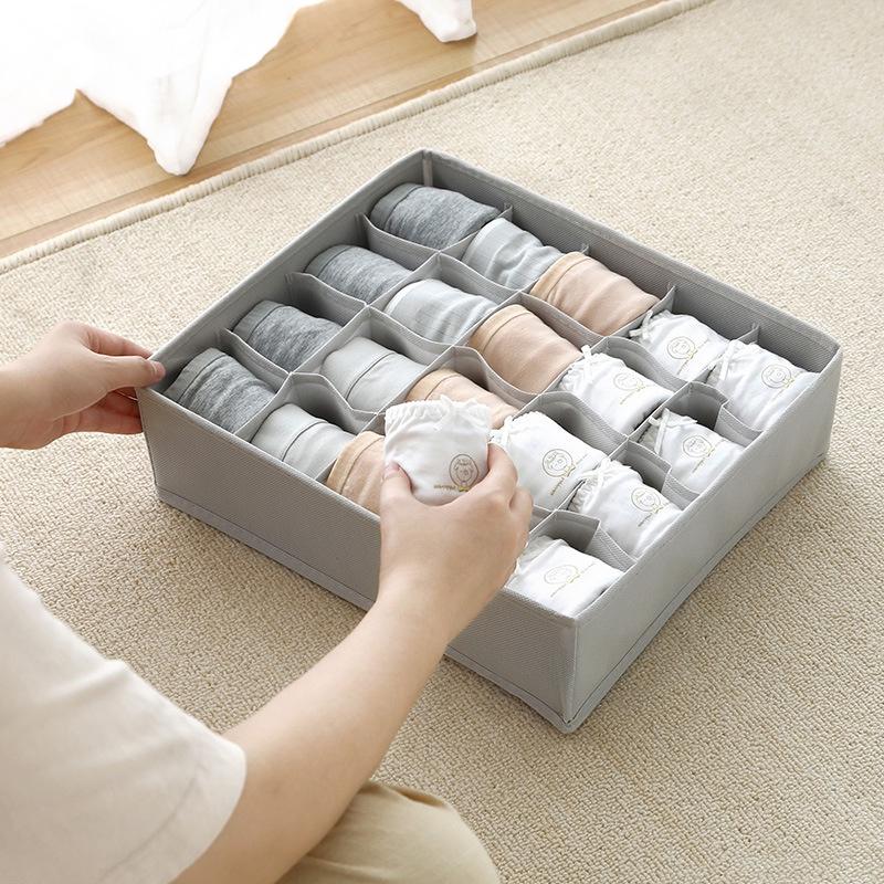 Set 3 giỏ đựng đồ lót siêu tiện lợi, gọn gàng, ngăn lắp