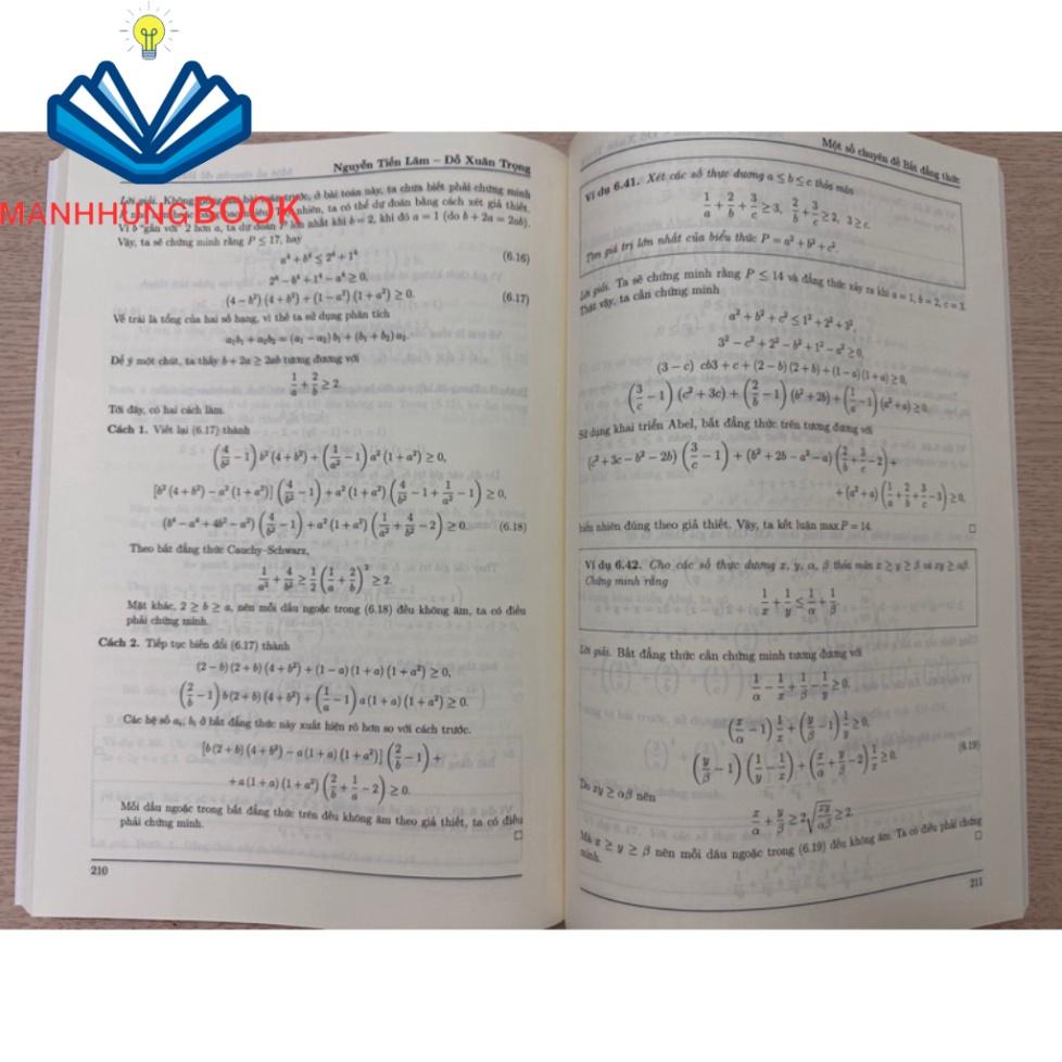 Sách - Một số chuyên đề BẤT ĐẲNG THỨC - Dành cho học sinh Trung học cơ sở