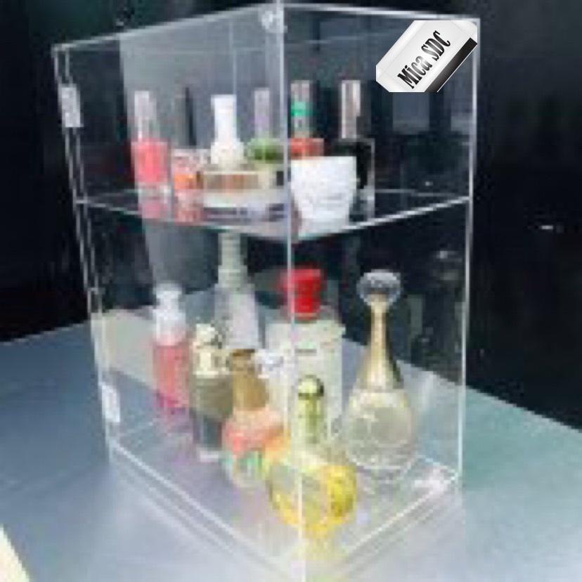 Tủ nước hoa, mỹ phẩm cao cấp-tủ trưng bày mica(27x18x35)