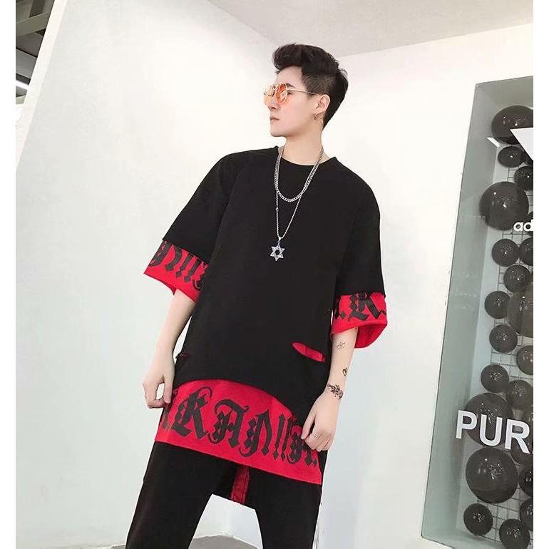 Áo Thun Nam Tay Ngắn Dáng Rộng