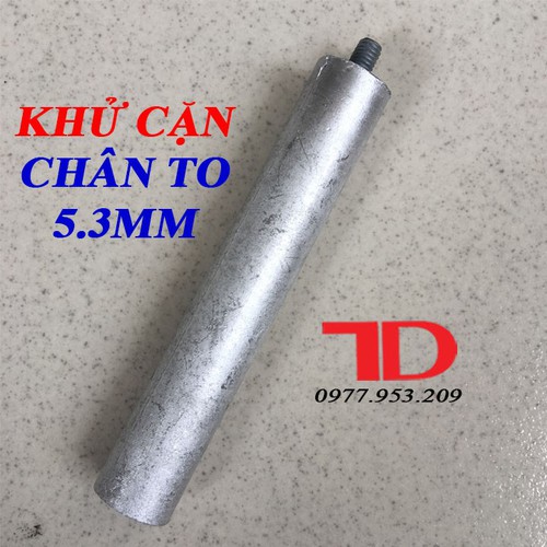 Khử cặn chân trung 5.3 mm, thanh Ma-giê khử cặn bình nóng lạnh