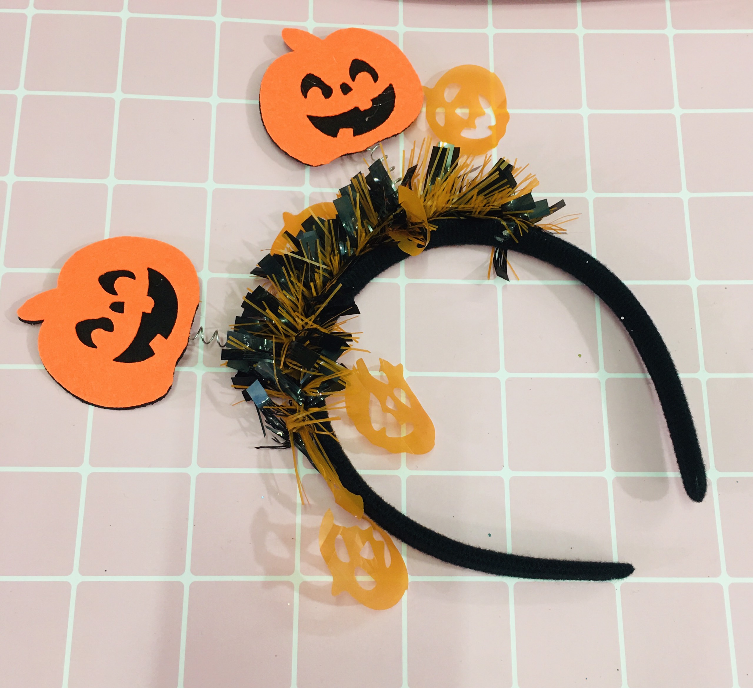 Set 2 bờm bí ngô hoá trang Halloween