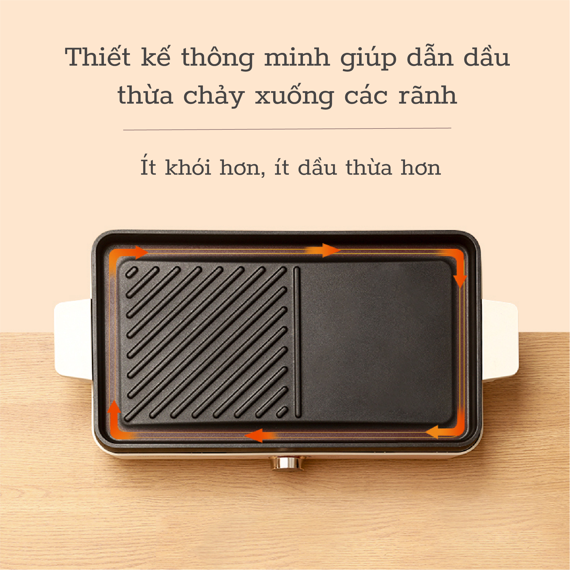 [Hàng Chính Hãng] Nồi Lẩu Nướng Đa Năng 2 Trong 1 DrHomie EH03 - Tiện Lợi Với Dung Tích và Công Suất Lớn