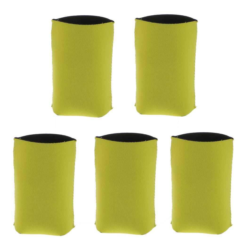 10x Beer Drinks Can Cooler Party Favor Insulated Neoprene Sleeve Holder