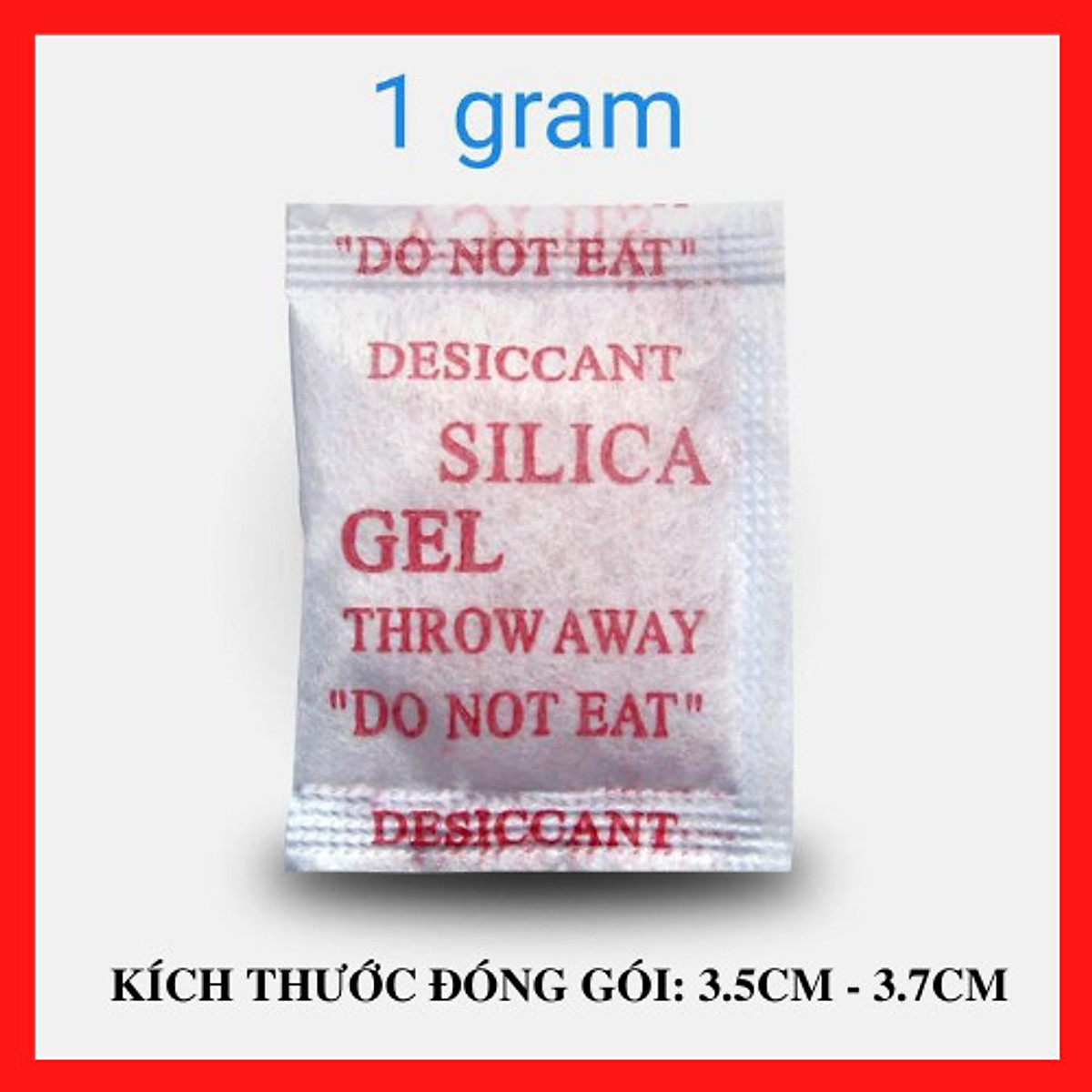 1Kg gói Hút Ẩm loại 1 Silica Gel - Hạt Chống Ẩm Mốc