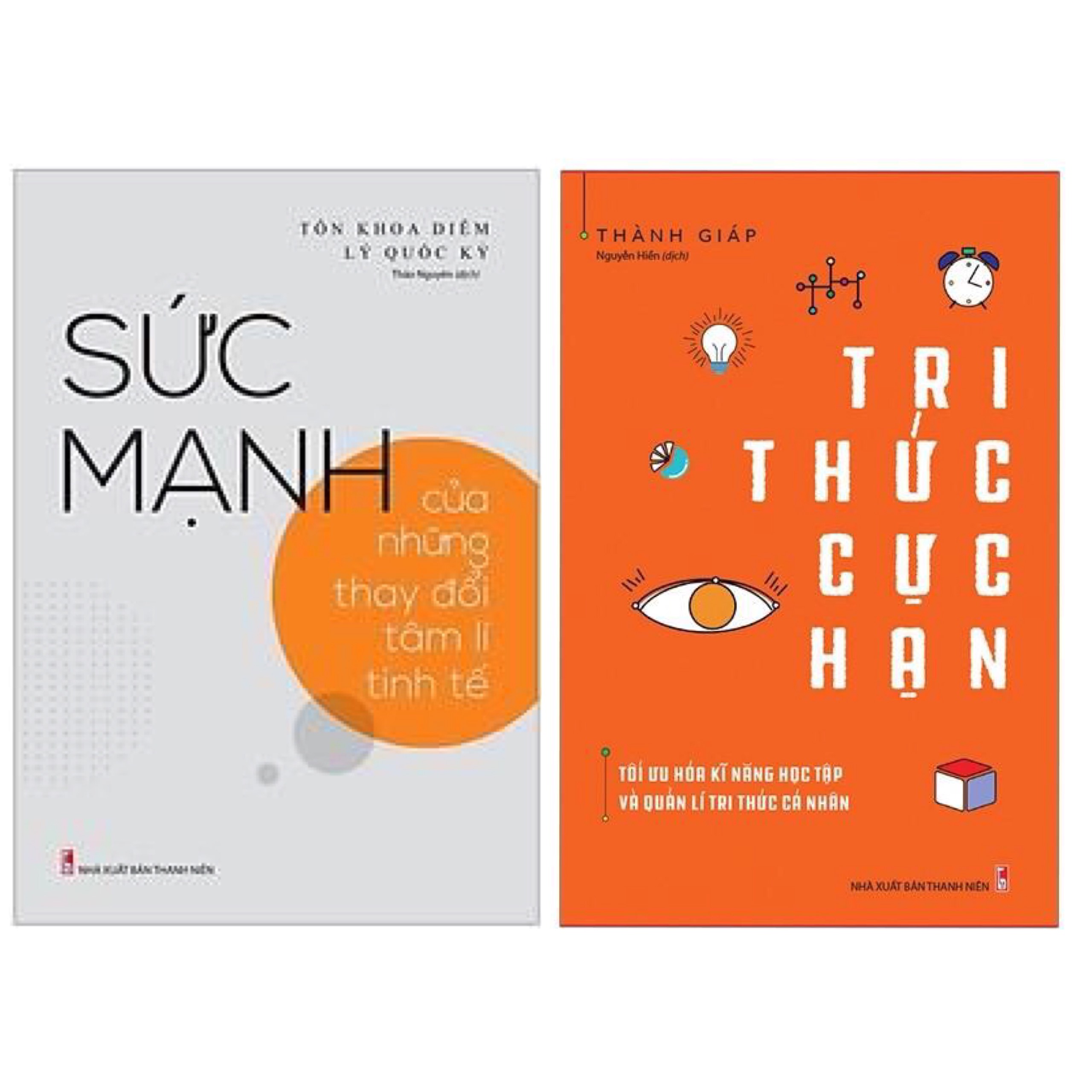 Combo 2 Cuốn : Sức Mạnh Của Những Thay Đổi Tâm Lí Tinh Tế + Tri Thức Cực Hạn - Tối Ưu Hóa Kĩ Năng Học Tập Và Quản Lí Tri Thức Cá Nhân