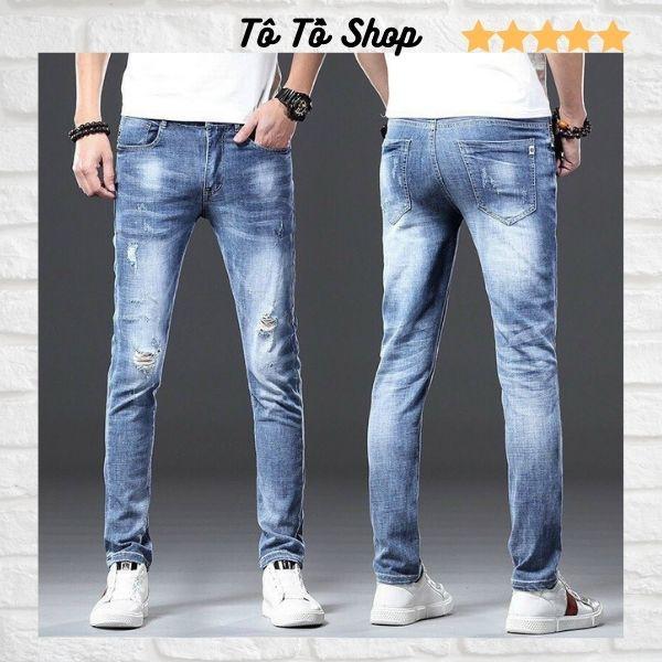 Quần Jean Nam Đẹp️️ Quần Bò Nam Mẫu Mới Chất Liệu Denim Cao Cấp Thời Trang Chuẩn Hàng Shop Tô Tồ Shop - QJN68