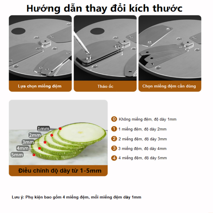 Máy thái rau củ quả đa năng, thái lát, thái sợi, thái hạt lựu Thương hiệu Mỹ cao cấp Septree GJ817 - Hàng Nhập Khẩu (Bảo Hành 12 Tháng)