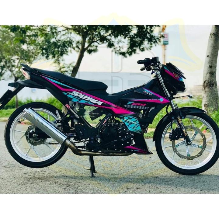 Tem rời dành cho satria fi xanh hồng