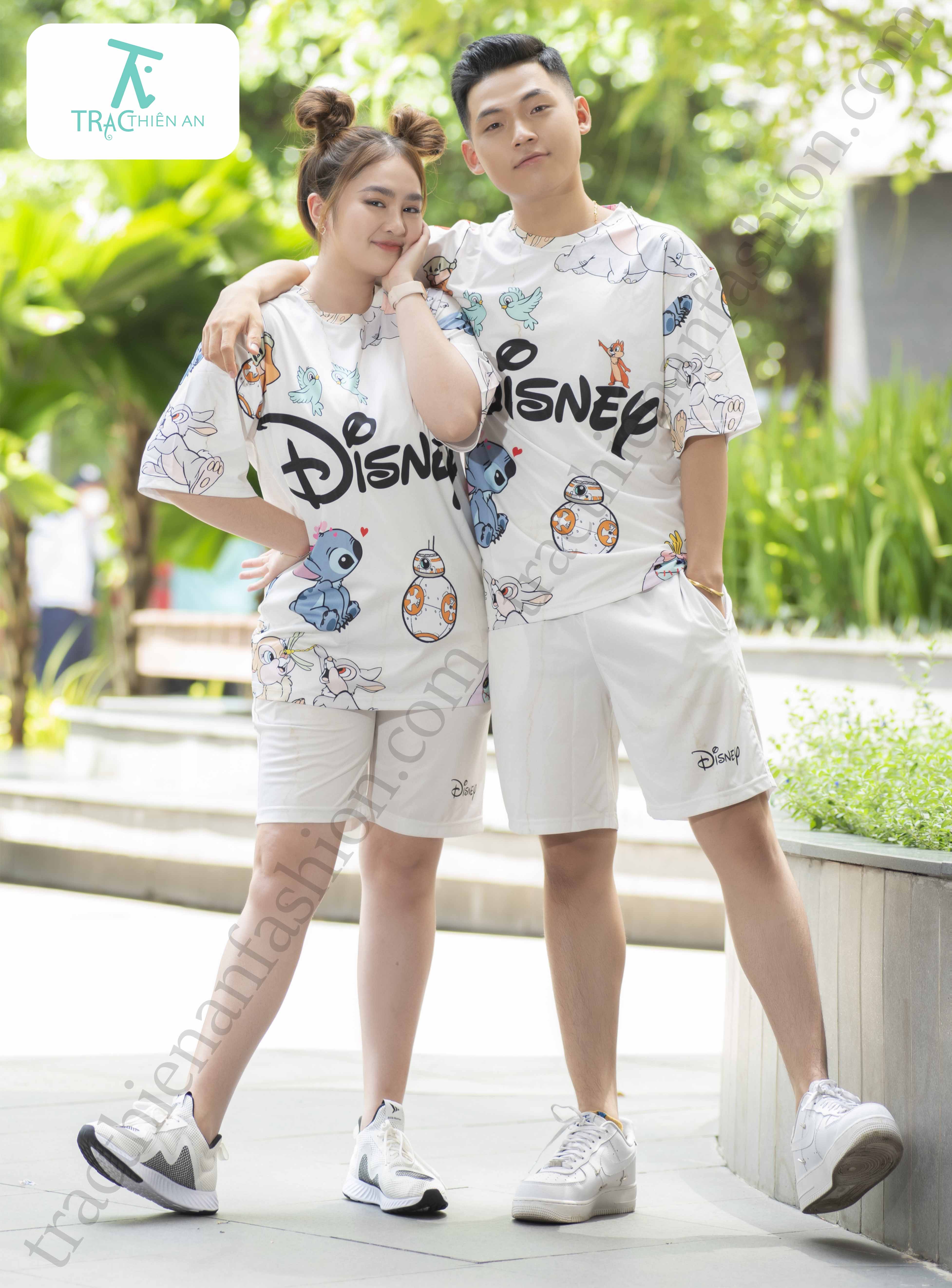 Quần áo bộ D.I.S.N.E.Y Unisex - Dành cho các cặp đôi, giới trẻ năng động