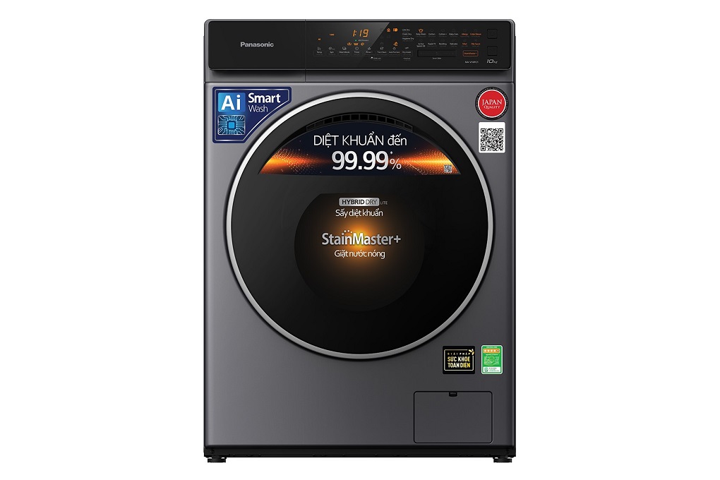 Máy giặt sấy Panasonic NA-V10FC1LVT 10/2kg - Hàng chính hãng - Giao HCM và 1 số tỉnh thành