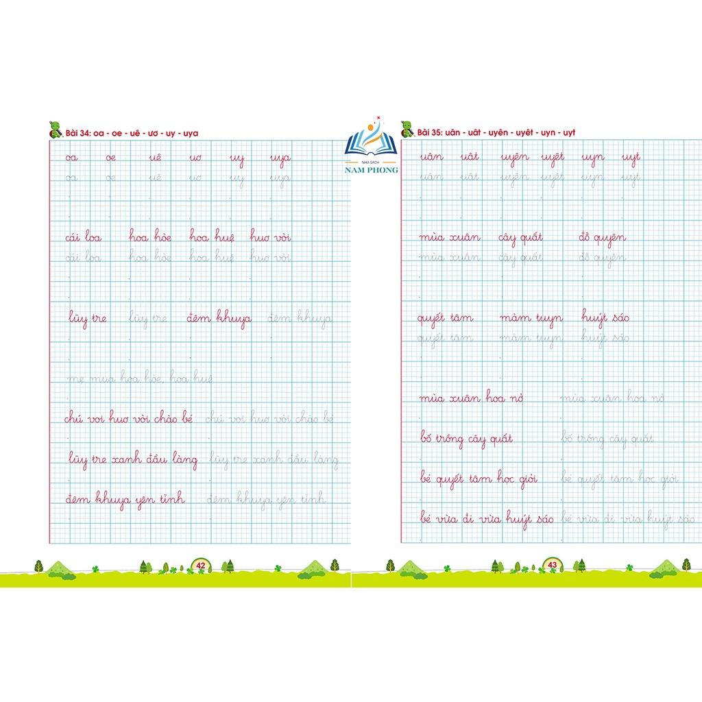 Tập viết chữ Hoa cỡ nhỏ - Luyện viết chữ cỡ nhỏ 1 ô ly theo chương trình SGK mới