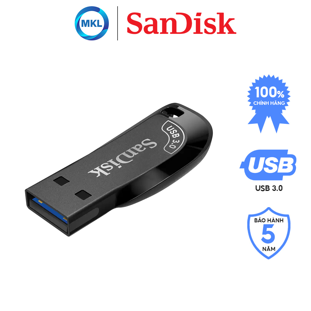 USB SanDisk Ultra Shift USB 3.0 Flash Drive 32GB-128GB - Hàng Chính Hãng