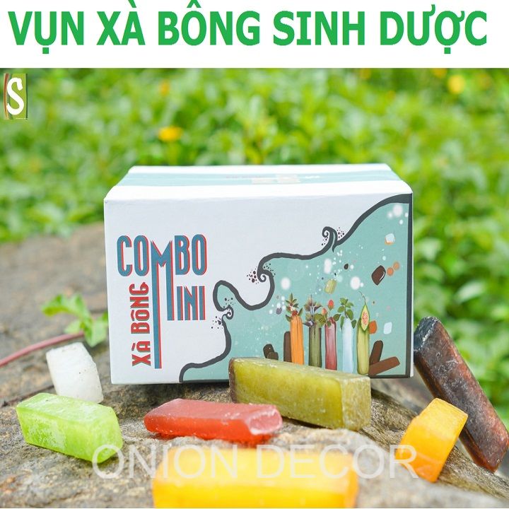 Vụn xà bông Sinh Dược, combo xà bông mini 500gr, xà phòng thơm từ thảo dược thiên nhiên, xà phòng tắm gội hàng ngày thay sữa tắm