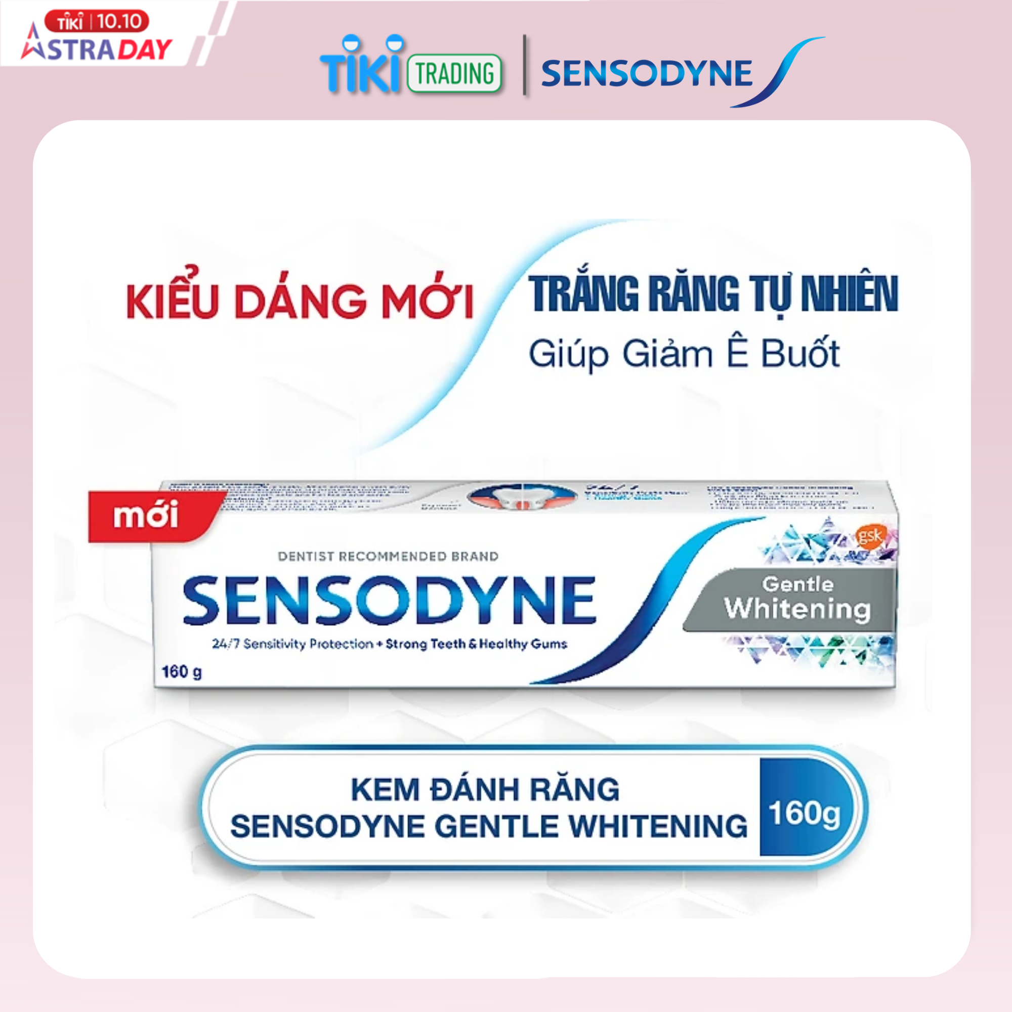 Kem đánh răng Sensodyne Gentle Whitening 160g