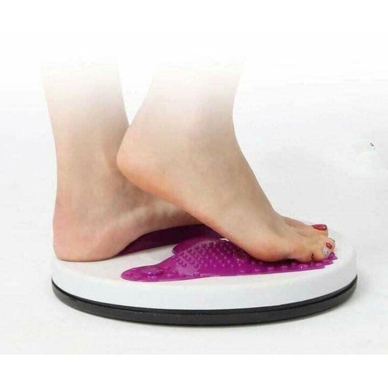 ĐĨA XOAY EO TẬP BỤNG HÌNH BÀN CHÂN CÓ GAI NỔI THẾ HỆ MỚI -linhkienchinhhang