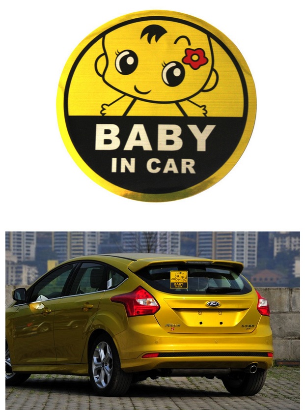 Sticker Baby In Car dán xe ô tô