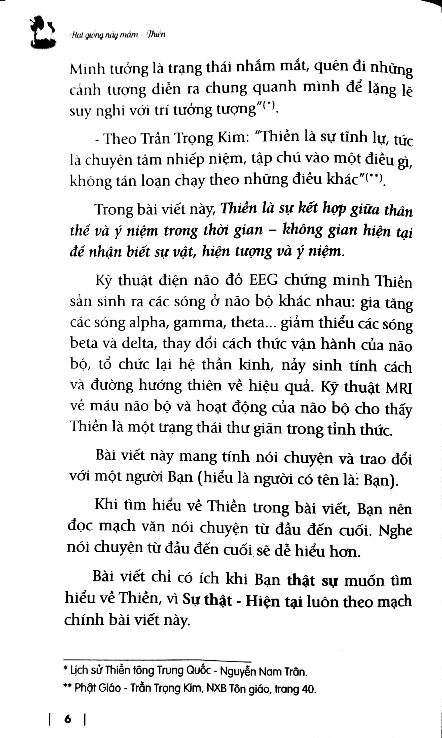 Hạt Giống Nảy Mầm - Thiền