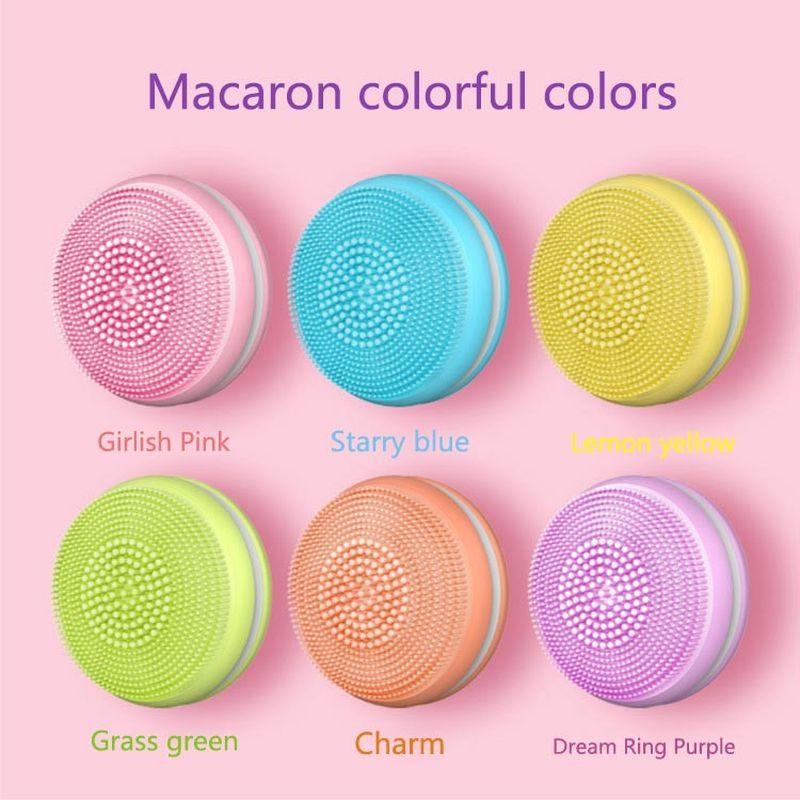 LAIKOU Điện Mini Mặt Bàn Chải Bụi Silicone Chống Thấm Nước Siêu Âm Nhạc Cụ Chăm Sóc Da Mặt Mát-xa Chăm Sóc Sắc Đẹp Dụng Cụ