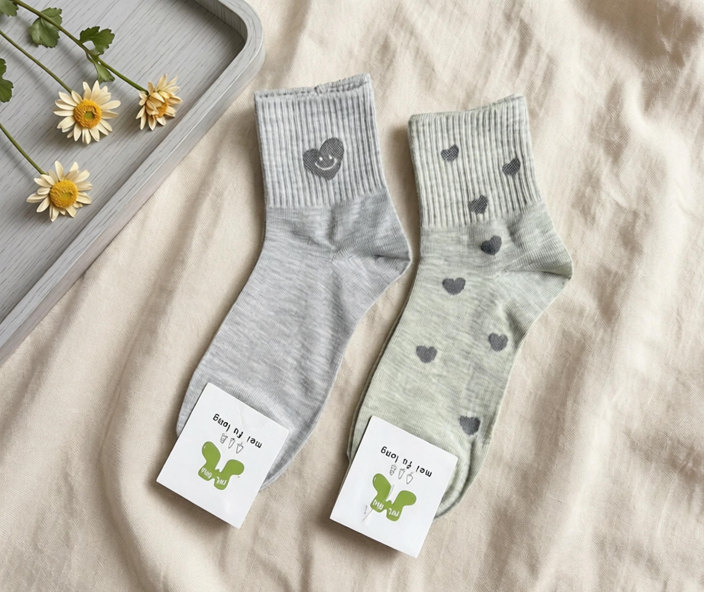 SET 5 ĐÔI TẤT VỚ NỮ CAO CỔ MÃ 17 DÀNH CHO NỮ