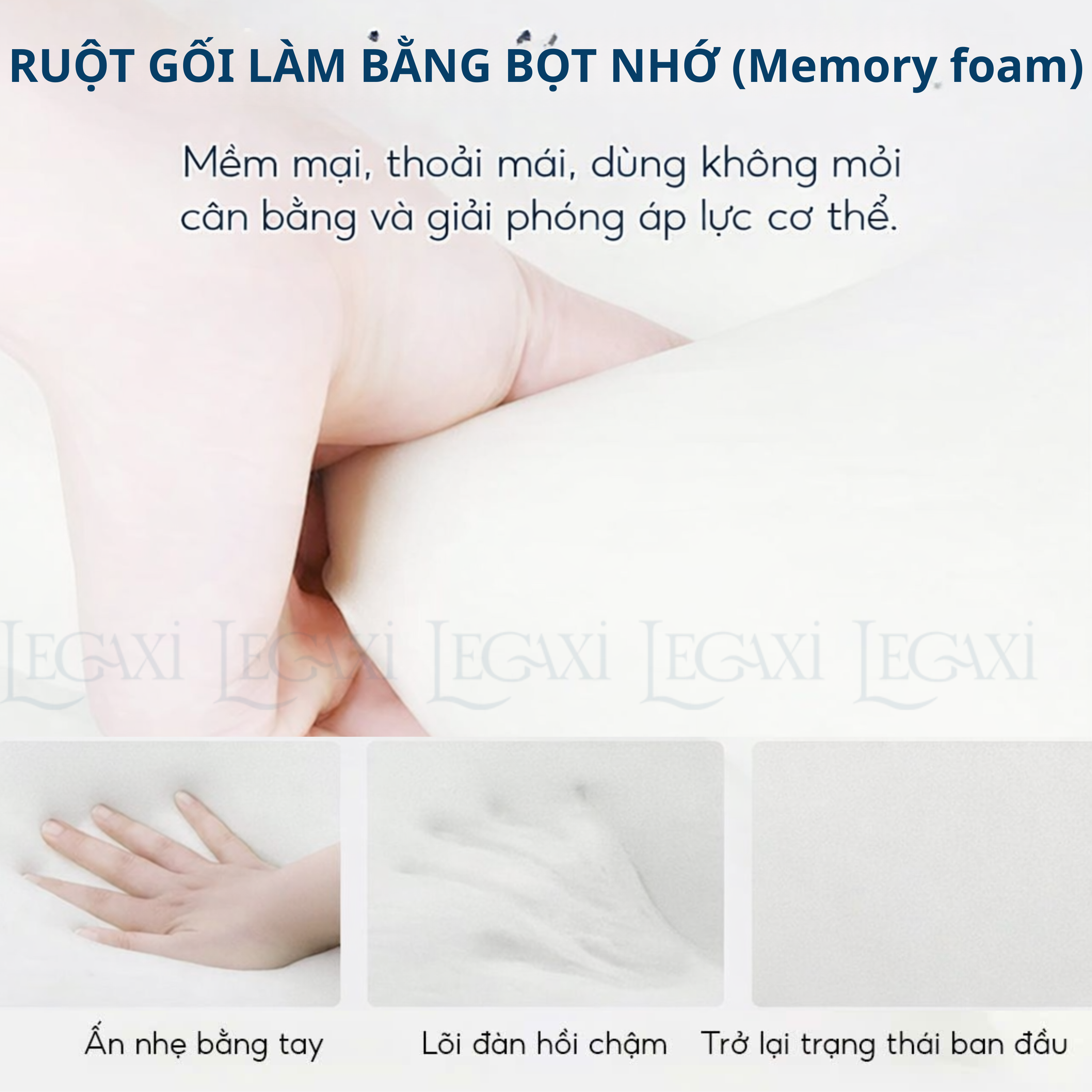 Gối Ngủ Nằm Sấp- Đệm Kê Lưng Và Gác Chân Chống Suy Giãn Tĩnh Mạch, Đau Cổ vai Gáy