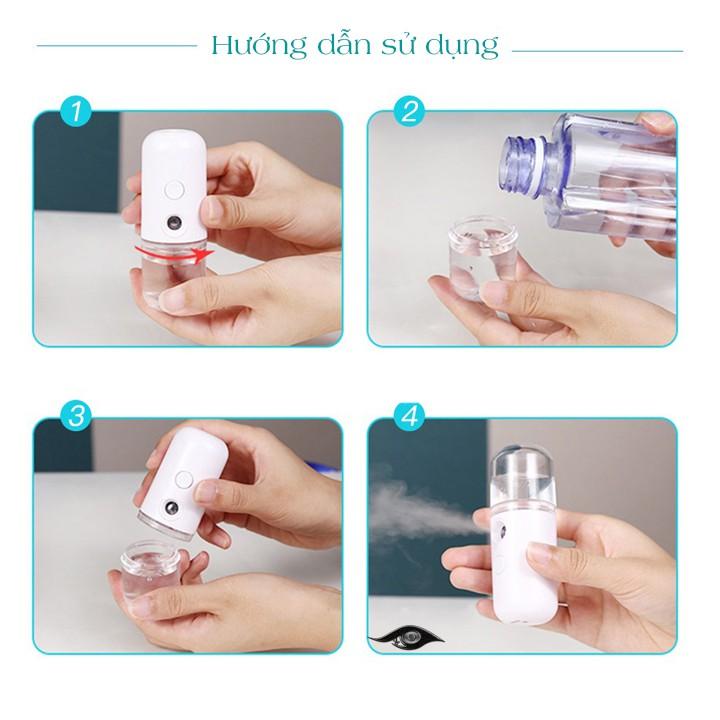 Máy Phun Sương Cầm Tay Xịt Khoáng MINI NANO 30ml (NMS03)