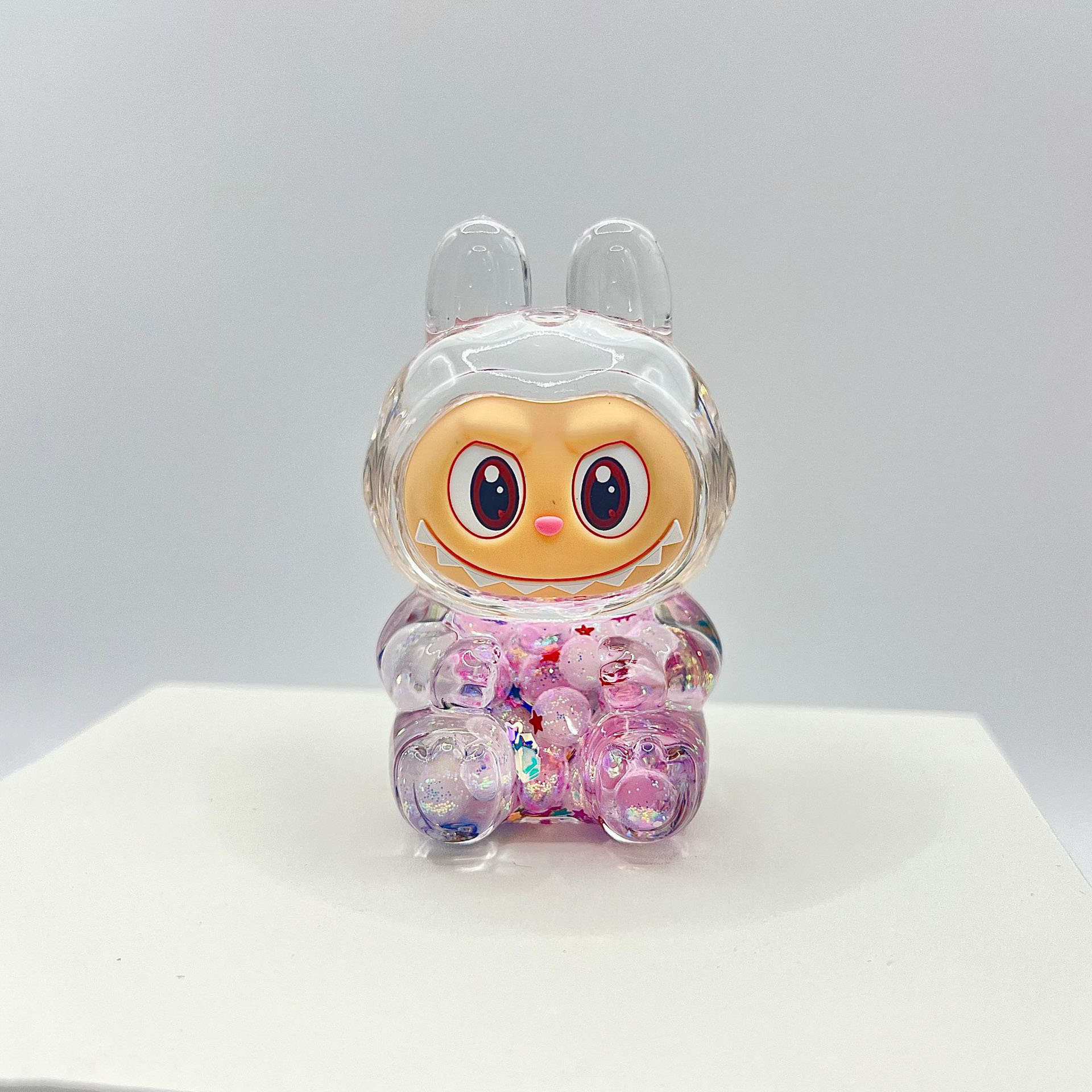 [SIZE TO] Đồ Chơi Mô Hình Labubu Charm Nước Thỏ Nước Dễ Thương Phát Sáng Dùng Làm Decor Trang Trí
