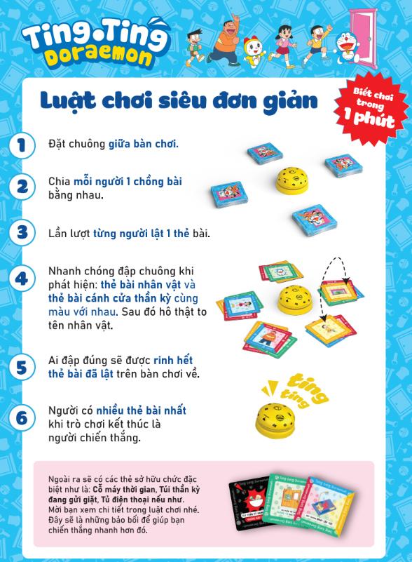 Boardgame Ting Ting Doraemon - Bộ Trò Chơi Đầu Tiên Của Doraemon Tại Việt Nam