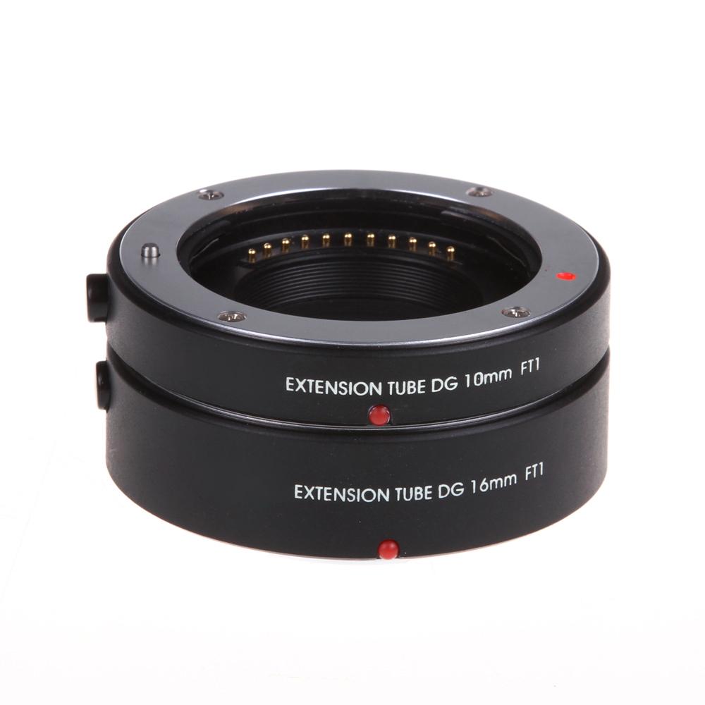 Ống kính Macro AF Auto Focus Extension Mở rộng DG Ống 10mm 16mm Bộ Vòng kim loại Giá đỡ cho M4 / 3 Mount Olympus E-P1 E-P2 E-PL1 E-PL2