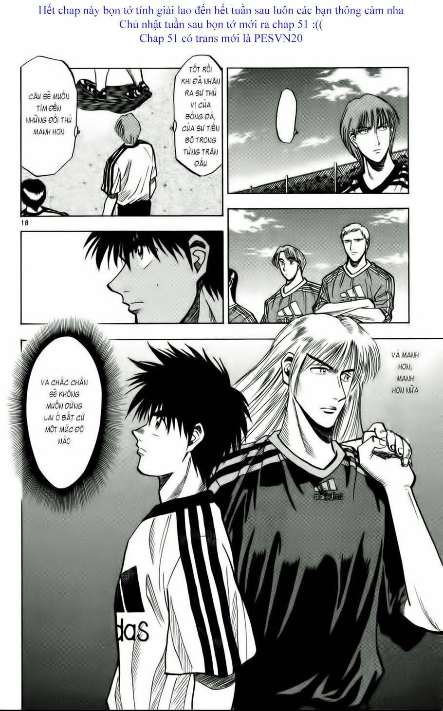 vũ điệu trên sân cỏ - fantasista chapter 50 18