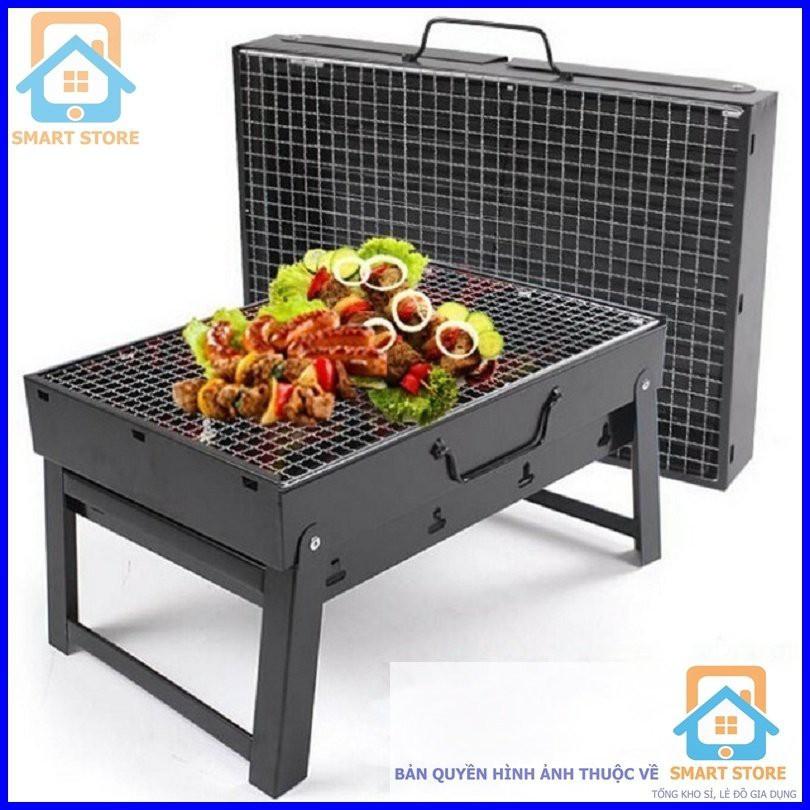 Combo Bếp nướng than hoa Vuông + 1Kg than sạch không khói + 1 hộp cồn thạch nhóm than Tbest
