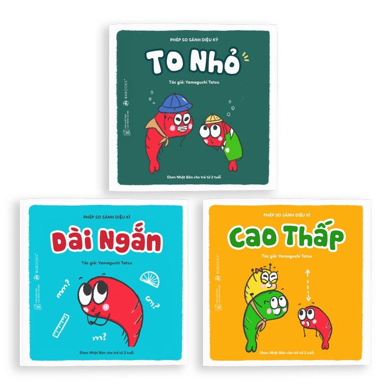 Sách Ehon Combo 3 cuốn Phép so sánh diệu kỳ Dành cho trẻ từ 2 tuổi