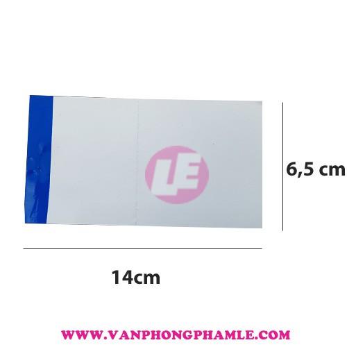 Sổ xé trắng tốt 6,5 x 14 cm