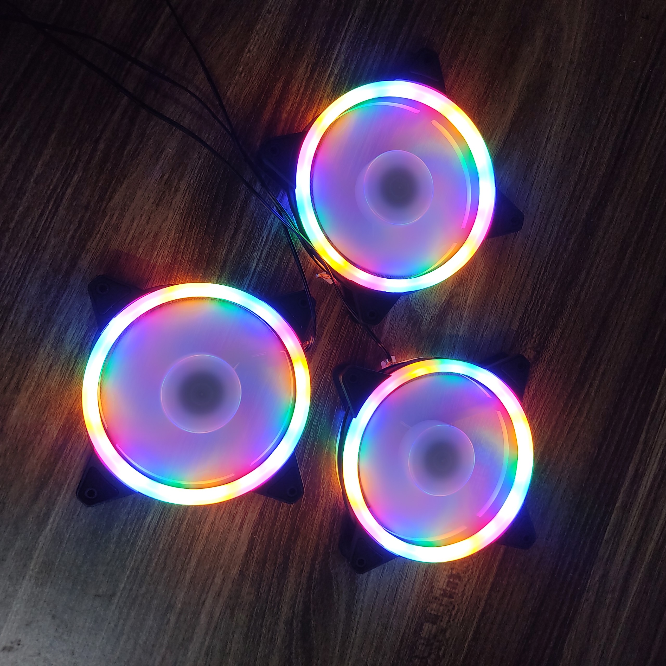 Quạt tản nhiệt, Quạt làm mát máy tính, Fan led, Fan case RGB, cắm trực tiếp không cần Hub