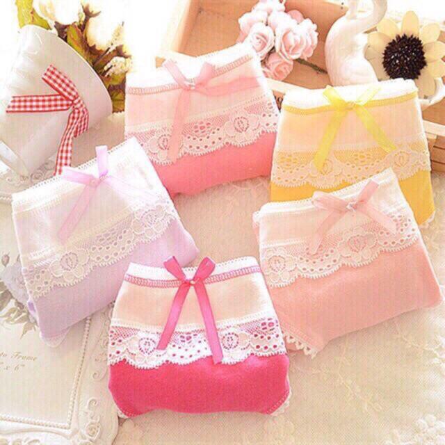 Quần Lót Nữ Cotton Kháng Khuẩn Viền Ren Ngang Eo Thời Trang Hàng Loại Đẹp.